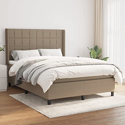 qohoio Boxspringbett mit Matratze Bett Mit Matratze Betten Boxspringbett Mit Matratze Schlafzimmer Bett Taupe 140x200 cm Stoff - 3131437 qohoio Boxspringbett mit Matratze Bett Mit Matratze Betten Boxspringbett Mit Matratze Schlafzimmer Bett Taupe 140x200 cm Stoff - 3131437 von qohoio