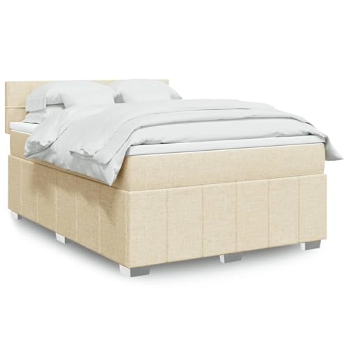 qohoio Boxspringbett mit Matratze Boxspringbett Bett Mit Matratze Betten Box Spring Bett Betten Mit Matratze Creme 140x190 cm Stoff - 3289368 qohoio Boxspringbett mit Matratze Boxspringbett Bett Mit Matratze Betten Box Spring Bett Betten Mit Matratze Creme 140x190 cm Stoff - 3289368 von qohoio