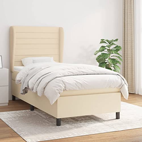 qohoio Boxspringbett mit Matratze Boxspringbett Bett Mit Matratze Betten Box Spring Bett Betten Mit Matratze Creme 80x200 cm Stoff - 3128002 qohoio Boxspringbett mit Matratze Boxspringbett Bett Mit Matratze Betten Box Spring Bett Betten Mit Matratze Creme 80x200 cm Stoff - 3128002 von qohoio