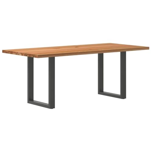 qohoio Esstisch KüChentisch Esszimmertische Esstisch Holz Tisch Esszimmer Holztisch Esszimmer Hellbraun 200x90x74 cm Massivholz Eiche Rechteckig - 3304219 qohoio Esstisch KüChentisch Esszimmertische Esstisch Holz Tisch Esszimmer Holztisch Esszimmer Hellbraun 200x90x74 cm Massivholz Eiche Rechteckig - 3304219 von qohoio