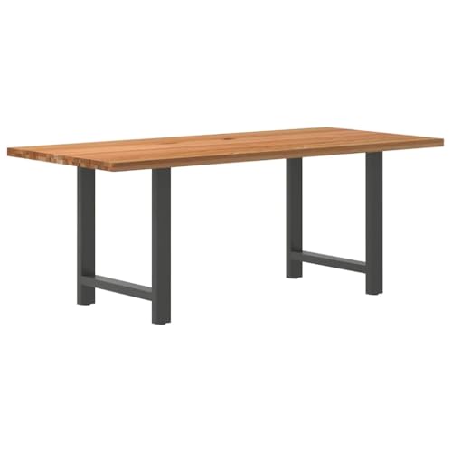 qohoio Esstisch KüChentisch Esszimmertische Esstisch Holz Tisch Esszimmer Holztisch Esszimmer Hellbraun 200x90x74 cm Massivholz Eiche Rechteckig - 3304227 qohoio Esstisch KüChentisch Esszimmertische Esstisch Holz Tisch Esszimmer Holztisch Esszimmer Hellbraun 200x90x74 cm Massivholz Eiche Rechteckig - 3304227 von qohoio