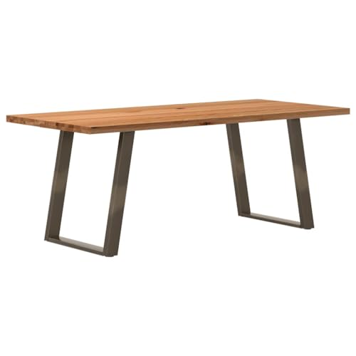qohoio Esstisch KüChentisch Esszimmertische Esstisch Holz Tisch Esszimmer Holztisch Esszimmer Hellbraun 200x90x74 cm Massivholz Eiche Rechteckig - 3304248 qohoio Esstisch KüChentisch Esszimmertische Esstisch Holz Tisch Esszimmer Holztisch Esszimmer Hellbraun 200x90x74 cm Massivholz Eiche Rechteckig - 3304248 von qohoio