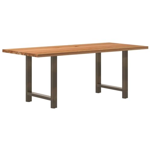 qohoio Esstisch KüChentisch Esszimmertische Esstisch Holz Tisch Esszimmer Holztisch Esszimmer Hellbraun 200x90x74 cm Massivholz Eiche Rechteckig - 3304255 qohoio Esstisch KüChentisch Esszimmertische Esstisch Holz Tisch Esszimmer Holztisch Esszimmer Hellbraun 200x90x74 cm Massivholz Eiche Rechteckig - 3304255 von qohoio