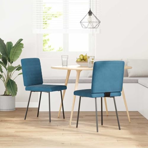 qohoio Esszimmerstühle 2 STK. EsszimmermöBel Esszimmerstuhl Dining Chair Esszimmer StüHle EsszimmerstüHlen Blau Samt - 4101166 qohoio Esszimmerstühle 2 STK. EsszimmermöBel Esszimmerstuhl Dining Chair Esszimmer StüHle EsszimmerstüHlen Blau Samt - 4101166 von qohoio