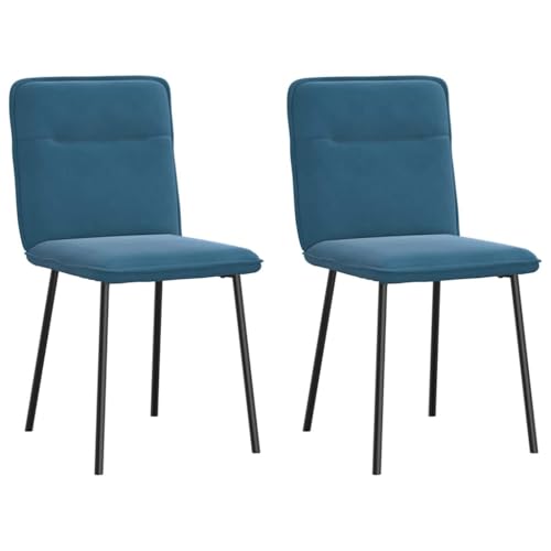 qohoio Esszimmerstühle 2 STK. EsszimmermöBel Esszimmerstuhl Dining Chair Esszimmer StüHle EsszimmerstüHlen Blau Samt - 4101219 qohoio Esszimmerstühle 2 STK. EsszimmermöBel Esszimmerstuhl Dining Chair Esszimmer StüHle EsszimmerstüHlen Blau Samt - 4101219 von qohoio