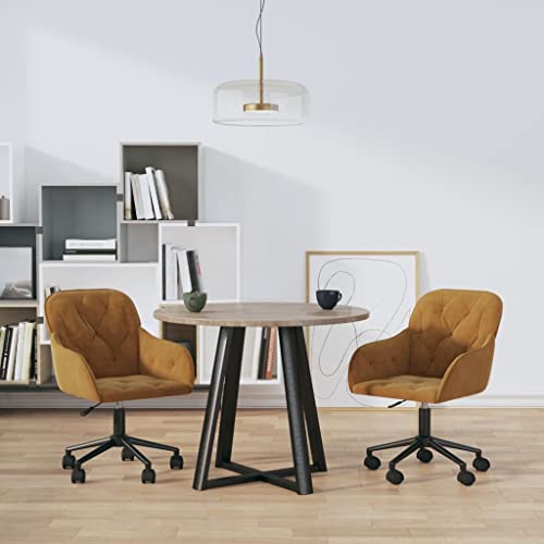 qohoio Esszimmerstühle 2 STK. EsszimmermöBel Esszimmerstuhl Dining Chair Esszimmer StüHle EsszimmerstüHlen Drehbar Braun Samt qohoio Esszimmerstühle 2 STK. EsszimmermöBel Esszimmerstuhl Dining Chair Esszimmer StüHle EsszimmerstüHlen Drehbar Braun Samt von qohoio