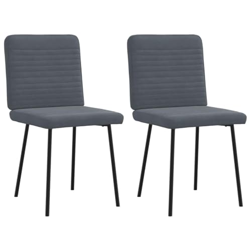qohoio Esszimmerstühle 2 STK. EsszimmermöBel Esszimmerstuhl Dining Chair Esszimmer StüHle EsszimmerstüHlen Dunkelgrau Samt - 4101134 qohoio Esszimmerstühle 2 STK. EsszimmermöBel Esszimmerstuhl Dining Chair Esszimmer StüHle EsszimmerstüHlen Dunkelgrau Samt - 4101134 von qohoio