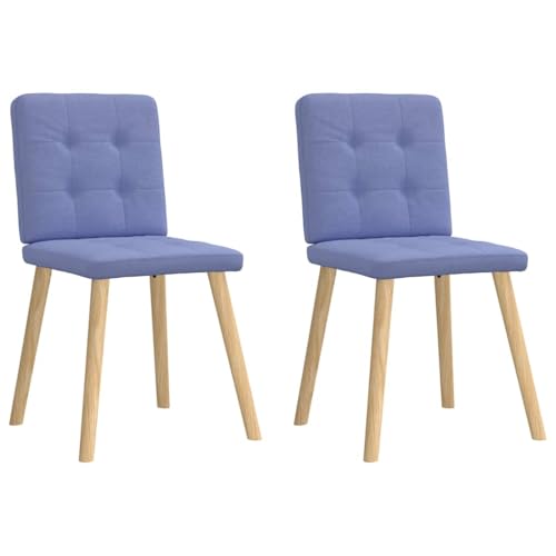 qohoio Esszimmerstühle 2 STK. EsszimmermöBel Esszimmerstuhl Dining Chair Esszimmer StüHle EsszimmerstüHlen Jeansblau Stoff - 4101078 qohoio Esszimmerstühle 2 STK. EsszimmermöBel Esszimmerstuhl Dining Chair Esszimmer StüHle EsszimmerstüHlen Jeansblau Stoff - 4101078 von qohoio