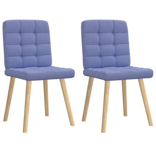 qohoio Esszimmerstühle 2 STK. EsszimmermöBel Esszimmerstuhl Dining Chair Esszimmer StüHle EsszimmerstüHlen Jeansblau Stoff - 4101101 qohoio Esszimmerstühle 2 STK. EsszimmermöBel Esszimmerstuhl Dining Chair Esszimmer StüHle EsszimmerstüHlen Jeansblau Stoff - 4101101 von qohoio