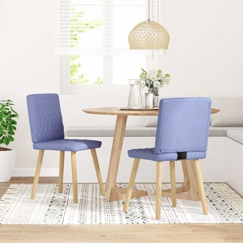 qohoio Esszimmerstühle 2 STK. EsszimmermöBel Esszimmerstuhl Dining Chair Esszimmer StüHle EsszimmerstüHlen Jeansblau Stoff - 4101131 qohoio Esszimmerstühle 2 STK. EsszimmermöBel Esszimmerstuhl Dining Chair Esszimmer StüHle EsszimmerstüHlen Jeansblau Stoff - 4101131 von qohoio