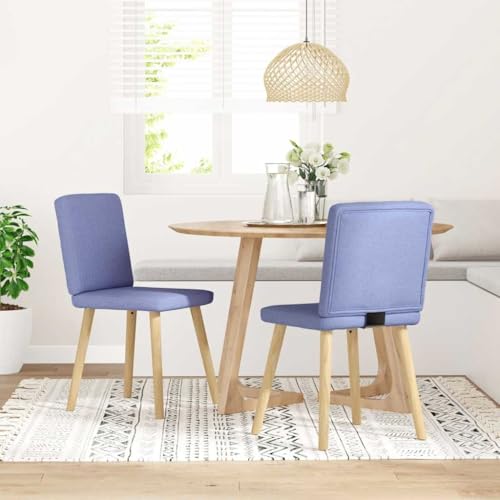qohoio Esszimmerstühle 2 STK. EsszimmermöBel Esszimmerstuhl Dining Chair Esszimmer StüHle EsszimmerstüHlen Jeansblau Stoff - 4101207 qohoio Esszimmerstühle 2 STK. EsszimmermöBel Esszimmerstuhl Dining Chair Esszimmer StüHle EsszimmerstüHlen Jeansblau Stoff - 4101207 von qohoio