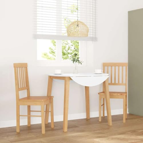 qohoio Esszimmerstühle 2 STK. EsszimmermöBel Esszimmerstuhl Dining Chair Esszimmer StüHle EsszimmerstüHlen Massivholz Gummibaum - 4102428 von qohoio