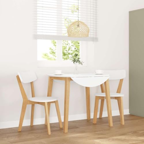 qohoio Esszimmerstühle 2 STK. EsszimmermöBel Esszimmerstuhl Dining Chair Esszimmer StüHle EsszimmerstüHlen Massivholz Gummibaum - 4102434 von qohoio