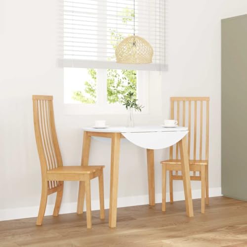 qohoio Esszimmerstühle 2 STK. EsszimmermöBel Esszimmerstuhl Dining Chair Esszimmer StüHle EsszimmerstüHlen Massivholz Gummibaum - 4102456 von qohoio
