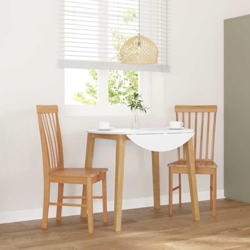 qohoio Esszimmerstühle 2 STK. EsszimmermöBel Esszimmerstuhl Dining Chair Esszimmer StüHle EsszimmerstüHlen Massivholz Gummibaum - 4102502 von qohoio