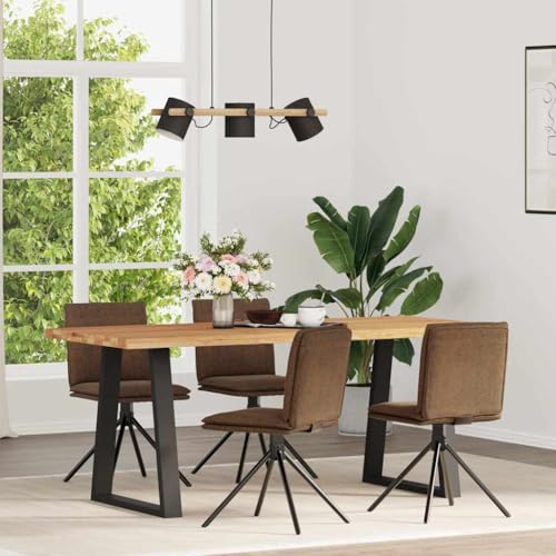 qohoio Esszimmerstühle 4 STK. EsszimmermöBel Esszimmerstuhl Dining Chair Esszimmer StüHle EsszimmerstüHlen Braun Kunstleder in Wildleder-Optik qohoio Esszimmerstühle 4 STK. EsszimmermöBel Esszimmerstuhl Dining Chair Esszimmer StüHle EsszimmerstüHlen Braun Kunstleder in Wildleder-Optik von qohoio