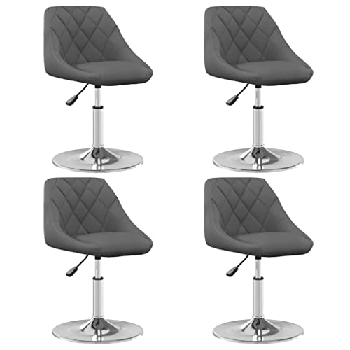 qohoio Esszimmerstühle 4 STK. EsszimmermöBel Esszimmerstuhl Dining Chair Esszimmer StüHle EsszimmerstüHlen Drehbar Dunkelgrau Samt - 3088759 qohoio Esszimmerstühle 4 STK. EsszimmermöBel Esszimmerstuhl Dining Chair Esszimmer StüHle EsszimmerstüHlen Drehbar Dunkelgrau Samt - 3088759 von qohoio