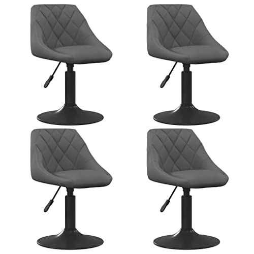 qohoio Esszimmerstühle 4 STK. EsszimmermöBel Esszimmerstuhl Dining Chair Esszimmer StüHle EsszimmerstüHlen Drehbar Dunkelgrau Samt - 3088792 qohoio Esszimmerstühle 4 STK. EsszimmermöBel Esszimmerstuhl Dining Chair Esszimmer StüHle EsszimmerstüHlen Drehbar Dunkelgrau Samt - 3088792 von qohoio