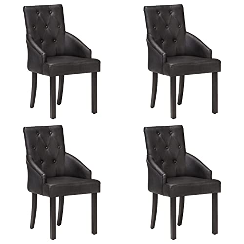 qohoio Esszimmerstühle 4 STK. EsszimmermöBel Esszimmerstuhl Dining Chair Esszimmer StüHle EsszimmerstüHlen Schwarz Echtes Ziegenleder qohoio Esszimmerstühle 4 STK. EsszimmermöBel Esszimmerstuhl Dining Chair Esszimmer StüHle EsszimmerstüHlen Schwarz Echtes Ziegenleder von qohoio