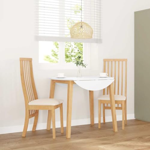 qohoio Esszimmerstühle mit Kissen 2 STK. EsszimmermöBel Esszimmerstuhl Dining Chair Esszimmer StüHle EsszimmerstüHlen Massivholz Gummibaum - 4102455 von qohoio