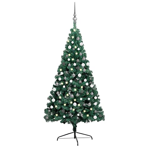 qohoio Künstlicher Halb-Weihnachtsbaum Beleuchtung Kugeln Christbaum KüNstlich Weihnachtsdeko Christmas Tree KüNstliche WeihnachtsbäUme Grün 120 cm - 3077649 qohoio Künstlicher Halb-Weihnachtsbaum Beleuchtung Kugeln Christbaum KüNstlich Weihnachtsdeko Christmas Tree KüNstliche WeihnachtsbäUme Grün 120 cm - 3077649 von qohoio
