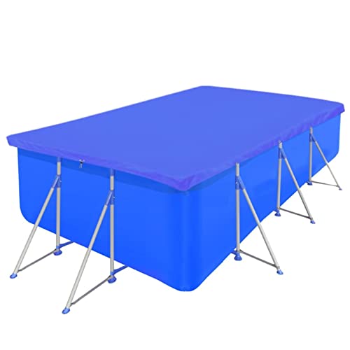 qohoio Poolabdeckung Pool Abdeckplane Poolabdeckung Poolplane PE Rechteckig 90 g/qm 400x207 cm von qohoio