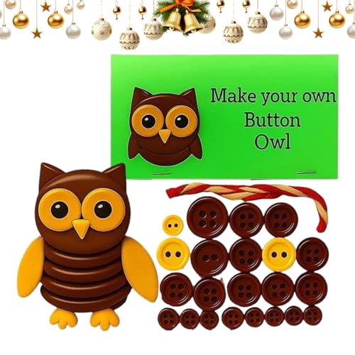 Highland Cow Button Ornament Kit - Lustige Weihnachtskettenknöpfe Spaß An Tierknopf Dekoration Mit Knöpfen, Lustige Weihnachtsverzierung Making -Set Für Schlafzimmer, Büro, Fenster, Tür, Geschäfte Highland Cow Button Ornament Kit - Lustige Weihnachtskettenknöpfe Spaß An Tierknopf Dekoration Mit Knöpfen, Lustige Weihnachtsverzierung Making -Set Für Schlafzimmer, Büro, Fenster, Tür, Geschäfte von qokeeu