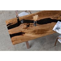 Epoxy Tischplatte, Esstisch Top, Esszimmertisch Nach Maß, Resin von qozwood