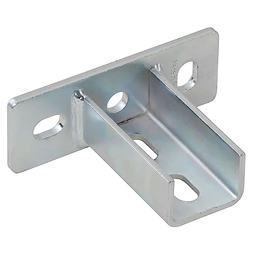 2 Stück - Sattelflansch Schienenschuh für Profil 38mm x 40mm quer - Korrossionsschutz durch Verzinkung - qpool24 von qpool24