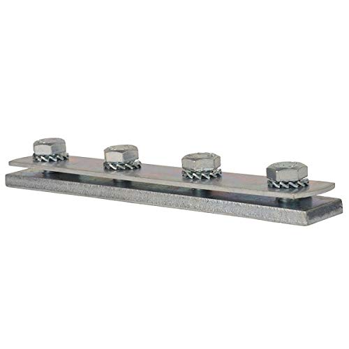 2 Stück - Schienenverbinder für Profil 38mm x 40mm + 40mm x 60mm zur Verbindung und Verlängerung von Montageschienen - Korrossionsschutz durch Verzinkung erhöht die Haltbarkeit von qpool24