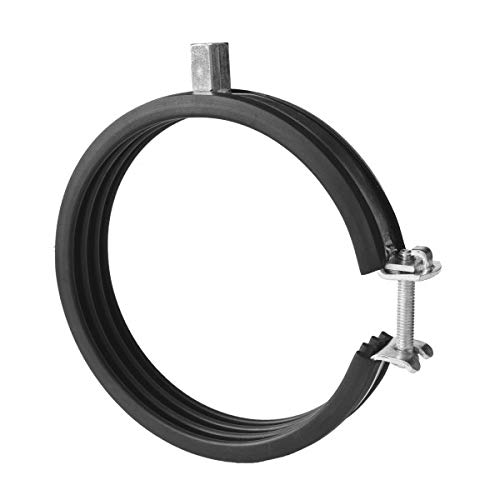 20 Stück - Gelenkrohrschelle Anschluss M8/10 Spannbereich 108-114mm (4'') - Korrossionsschutz durch Verzinkung - mit Schalldämmung - qpool24 von qpool24