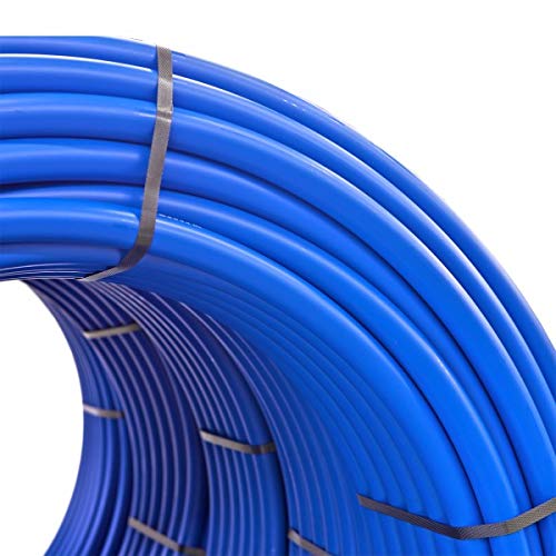 PE 100 PN16 RC Trinkwasserrohr 50 mm 1 1/2" 50m blau für Gartenbewässerung, Wasserrohr, Schlauch nach DIN EN 12201 gemäß DVGW für Pool, Haus und Garten von qpool24