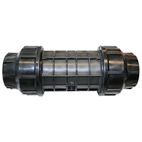 PE Reparaturkupplung Ø 25 mm x 25 mm mit Klemmverschraubung für PE-Rohr 25 mm zur Reparatur in der Wasserversorgung für PE-Rohr bei ober- und unterirdischer Verlegung von qpool24