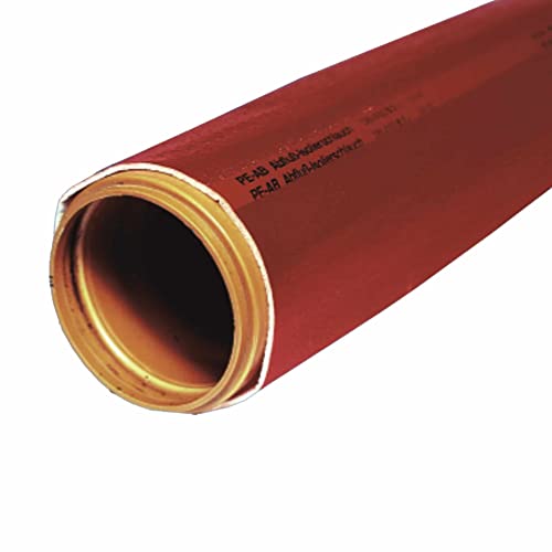 PE-Schlauch Abfluss für HT-Rohre und SML-Rohre/Länge 10 m/Dämmstärke 4 mm/rot (DN 100) von qpool24