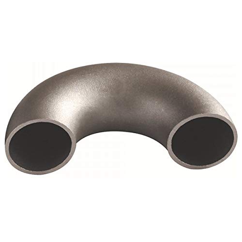 Schweißbogen 180 Grad kurz 48,3 mm 1 1/2" DN 40 schwarz von qpool24