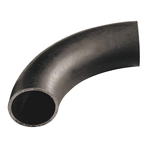 Schweißbogen 90 Grad lang 76,1 mm 2 1/2" DN 65 schwarz von qpool24