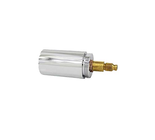 Unterputzventil Verlängerung 40mm 1/2-3/4" Ventileinsatz zum Längenausgleich aus Chrom - Kraftschlüssige Übertragung der Griffkraft auf die Ventilspindel von qpool24