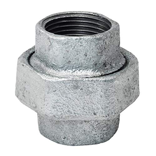 Verschraubung 3/4" IG/IG flach dichtend - Fitting aus Temperguss feuerverzinkt - Formteil Nr.330 - qpool24 von qpool24