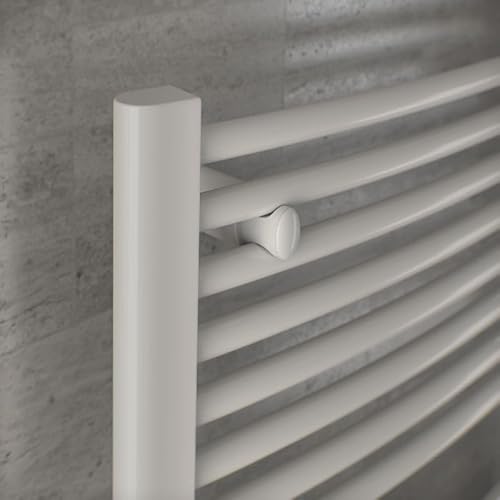 Ximax Badheizkörper Alpha-C Mittenanschluss Weiß RAL 9003 - ein Designheizkörper in klassischem Design, welcher angenehme Wärme spendet (1454 mm x 700 mm) von qpool24