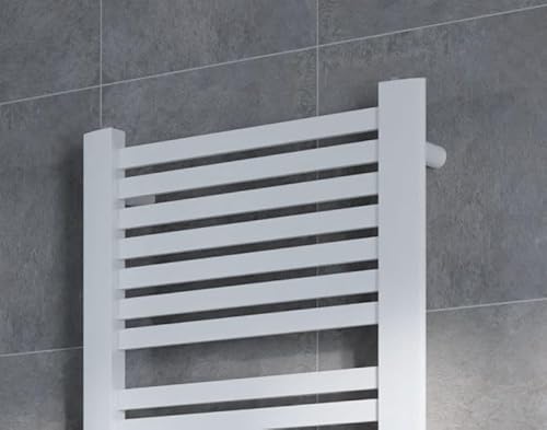 Ximax Badheizkörper K5 Mittenanschluss Weiß RAL 9003 - in gerader Ausführung und einer Kombination von vertikalen Trapezprofilen mit horizontalen Paneelrohren (1215 mm x 600 mm) von qpool24
