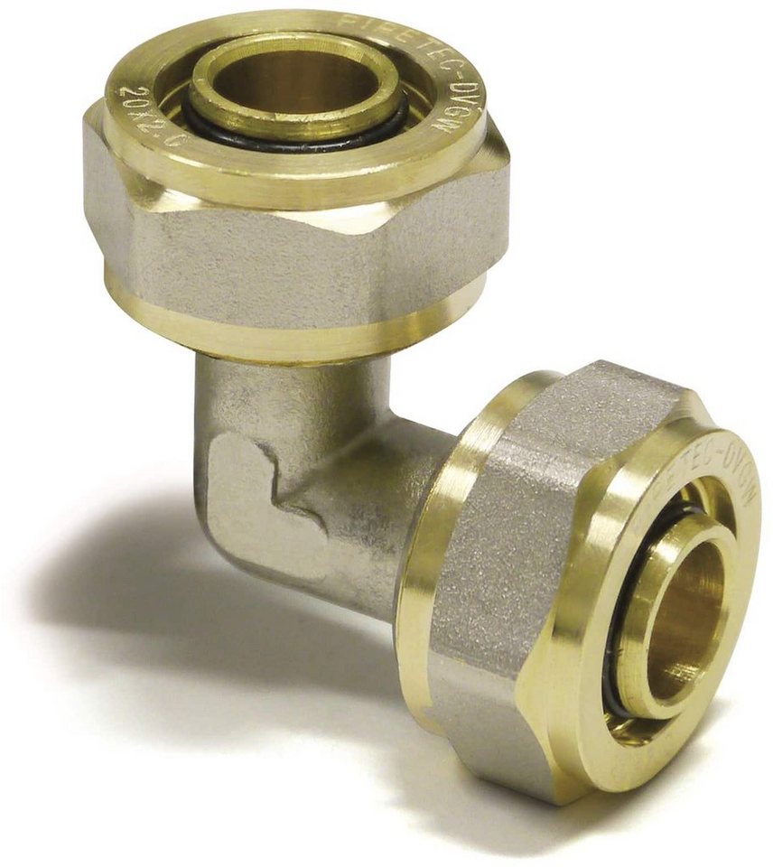 PipeTec Deutschland Gewindefitting, Pipetec Schraubfitting-Winkel 90° beidseitig Alu-Verbundrohr von PipeTec Deutschland