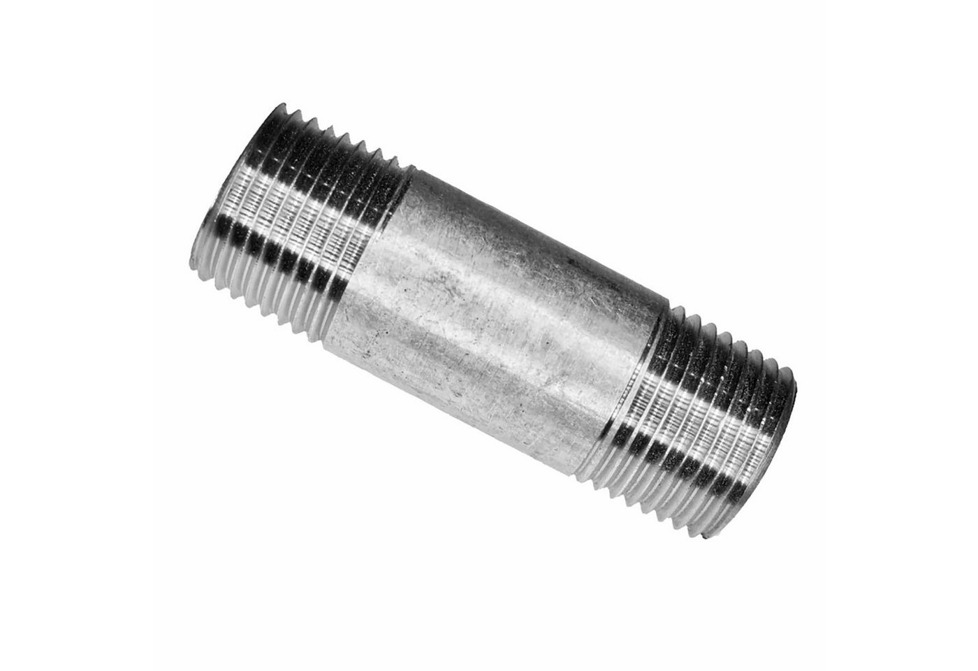 Atusa Gewindefitting Rohrdoppelnippel zum Verbinden von, Temperguss Fittings und Armaturen - verzinkt Atusa Gewindefitting Rohrdoppelnippel zum Verbinden von, Temperguss Fittings und Armaturen - verzinkt von Atusa