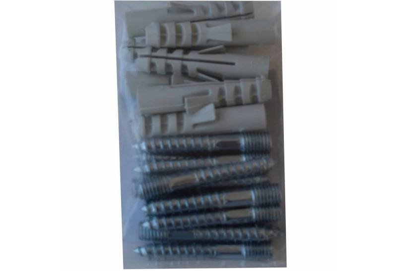 Fixotec Montagezubehör (10 Stück), Stockschraube mit Dübel von Fixotec