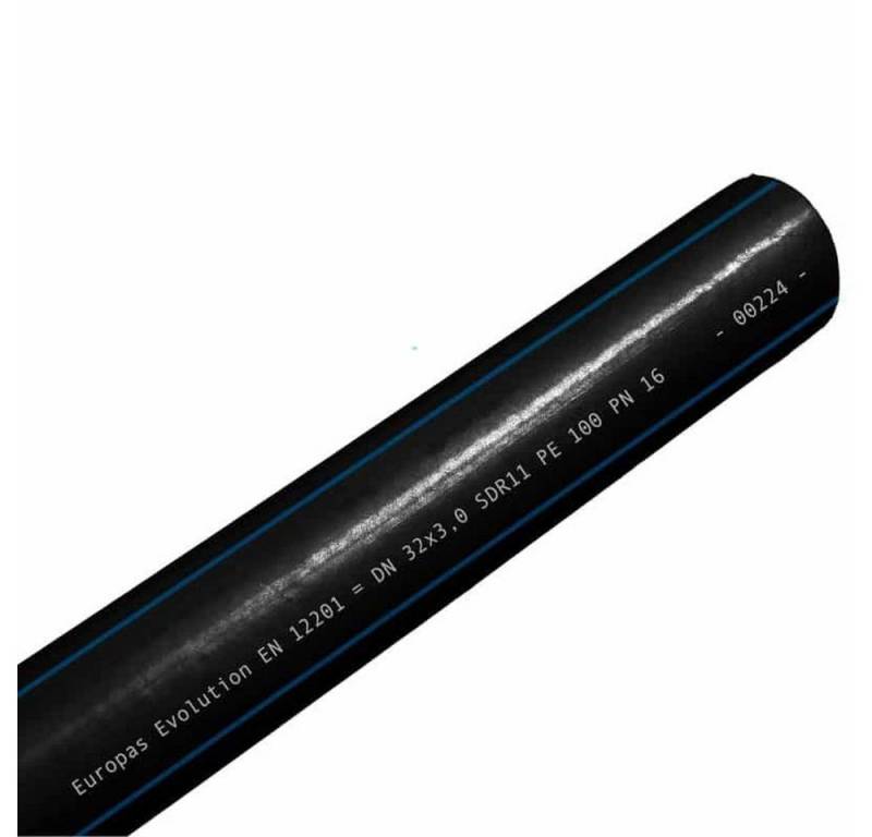 Centraltubi PE-Rohr, PE 100 Trinkwasserrohr PN16 PE Rohr 32mm 1" 100m DVGW von Centraltubi