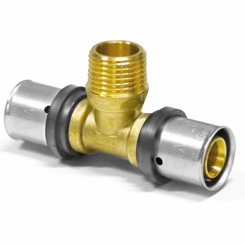 PipeTec Deutschland Pressfitting, Pipetec Press-T-Stück für Alu-Verbundrohr von PipeTec Deutschland