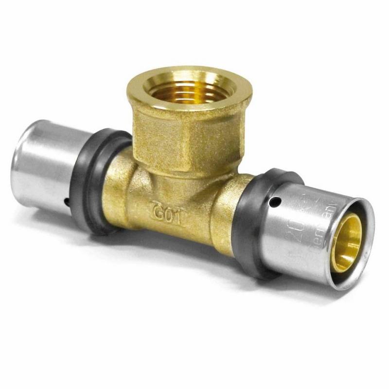 PipeTec Deutschland Pressfitting, Pipetec Press-T-Stück für Alu-Verbundrohr von PipeTec Deutschland