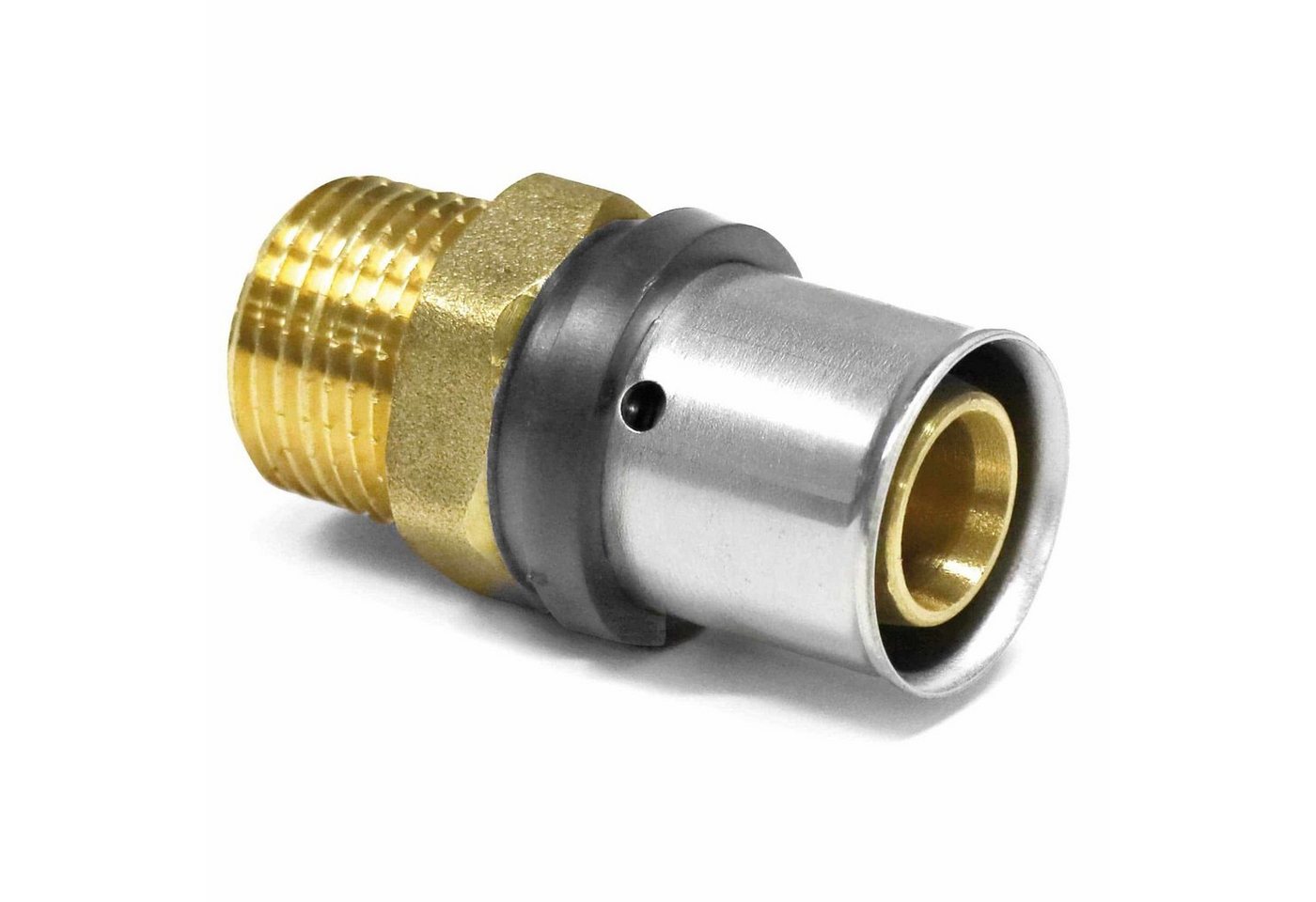 PipeTec Deutschland Pressfitting, Pipetec Press-Übergang von Alu Verbundrohr Außengewinde PipeTec Deutschland Pressfitting, Pipetec Press-Übergang von Alu Verbundrohr Außengewinde von PipeTec Deutschland