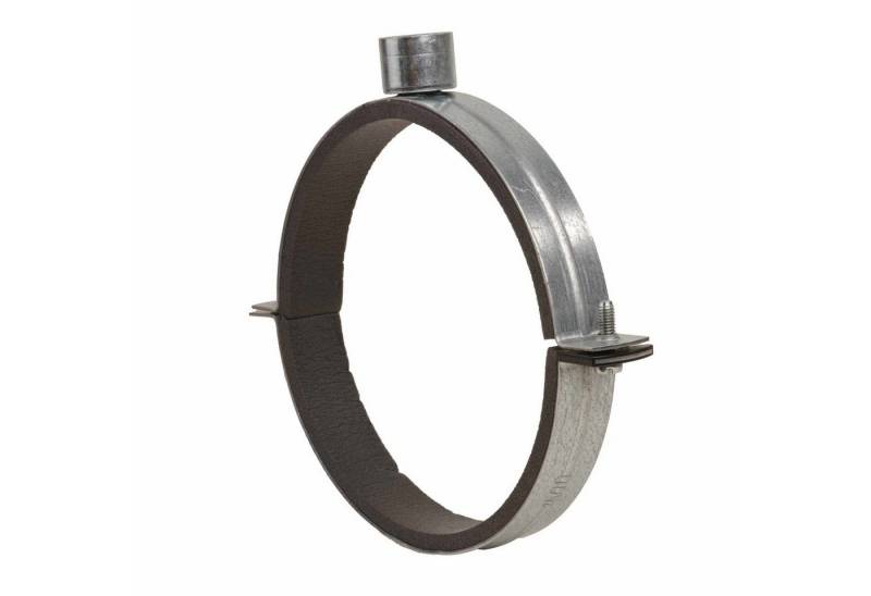 Fixotec Rohrschelle Lüftungsrohrschelle mit Schnellverschluss, - 4-fach-Anschluss und PE-Einlage von Fixotec