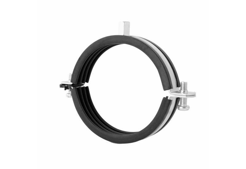 Fixotec Rohrschelle Schraubrohrschelle Classic Pro, m. zwei Schrauben u. Schnellverschluss - verzinkt mit Einlage von Fixotec