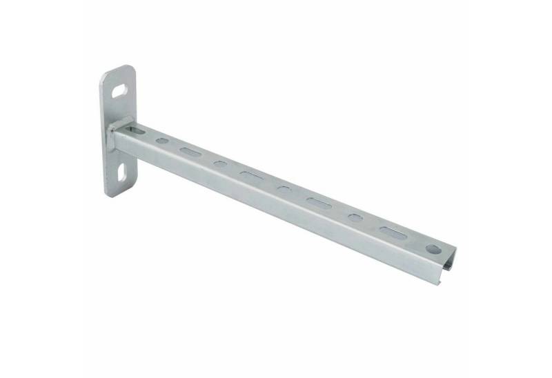 Fixotec Schienensystem-Schienen, Schienenkonsole Profil verzinkt zur Befestigung an der Wand von Fixotec